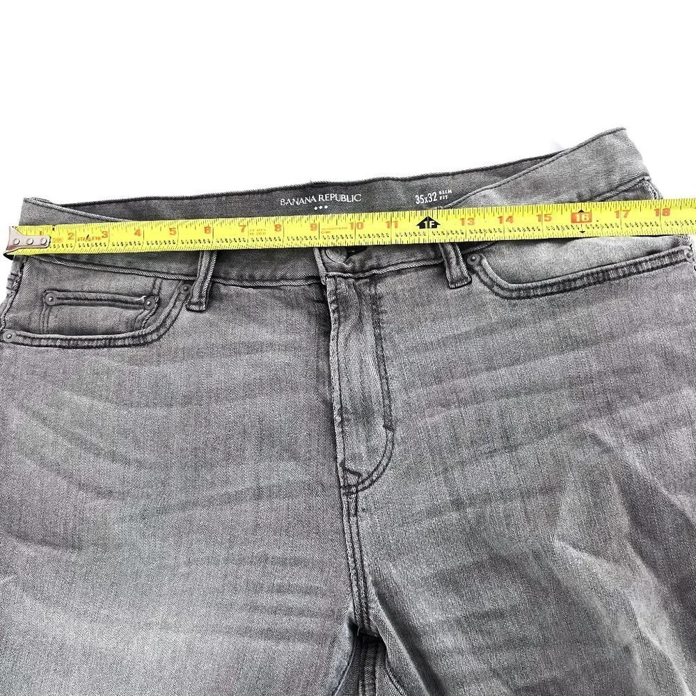Banana Republic Men's Travel Jean Grey Wash Slim Fit